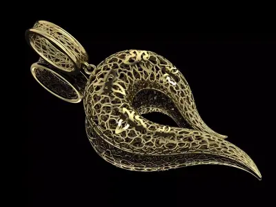 Ultra Vision Pendant  3D print model 3