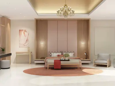 BEDROOM 3D MODEL 3D model get