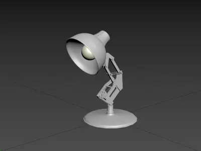 pixar lamp 3D model Low-poly 3D model