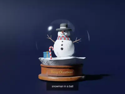  Christmas decorations 3D Model Collection