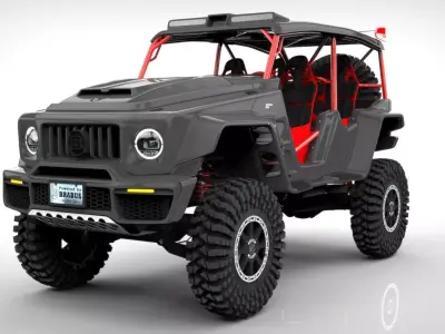brabus crawler 2025   Low-poly 3D model