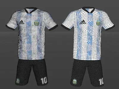 Football Jersey 3D model