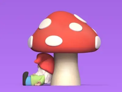 Lying Gnome 3D print model