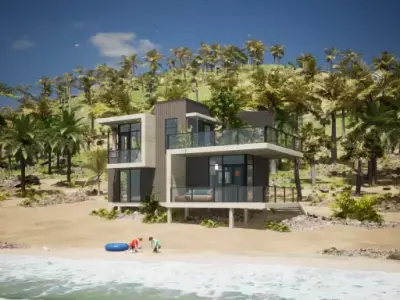 031Beachhouse2f63m2 3D model