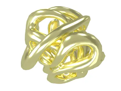 Abstract Heart Shape v2 005 Low-poly 3D model