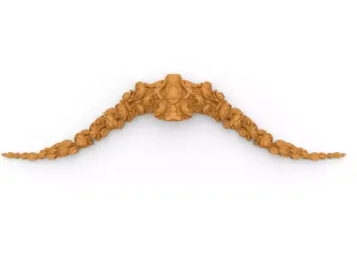 Classic decor ornament v-3D model 69 3D model