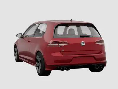Wolkswagen Golf R 3D model