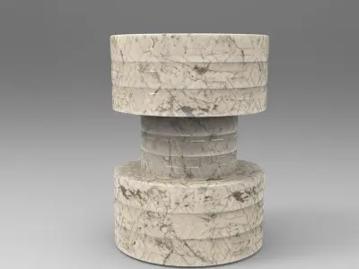 Bell Vase Low-poly 3D model