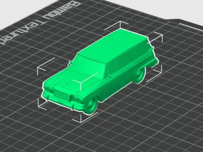 Studebaker Wagonaire 1963 Car 3D Printable Model  3D print model