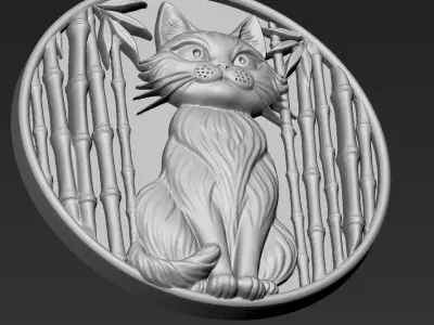 Cat A9 3D print model
