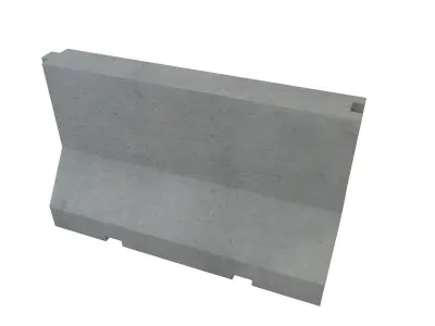 Concrete Barrier 3D model