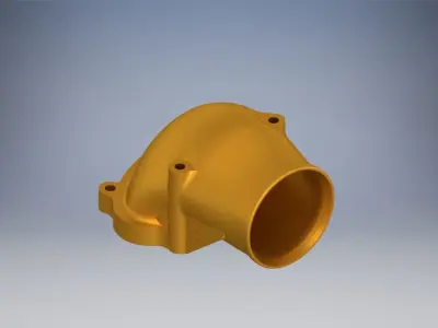 C20xe Powercap 71 mm no fitting RIGHT PIPE 3D print model