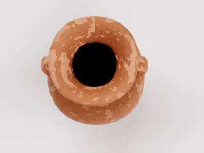 Ceramic old pitcher 3D model