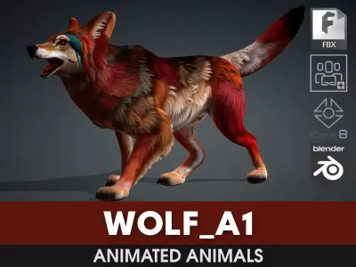 Wolf-A1 3D model