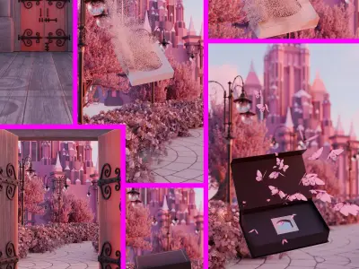 Fantasy land Disney land 3D model