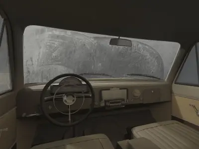 Rusty Vaz 2101 3D model