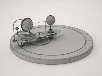 Pro - Decorative Object Orrery 3D model