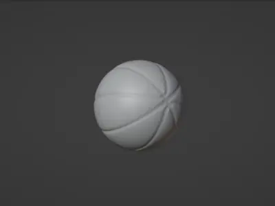 Basketball ball Low-poly 3D model buy
