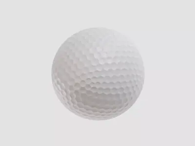 Golf Ball 3d model Low-poly 3D model purchase