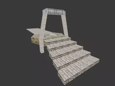 Forsaken Everland Entrance Free low-poly 3D model