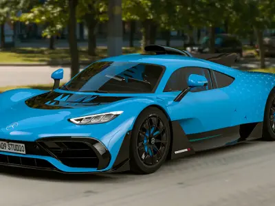 Mercedes AMG Project ONE 2023 3D model