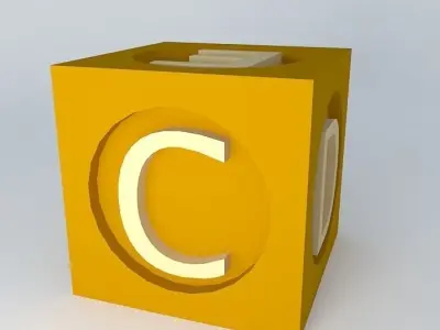 Wooden Blocks Free 3D model