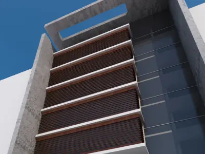 Modern Building Exterior 3D model