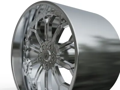 ASANTI AF834 WHEEL  3D print model
