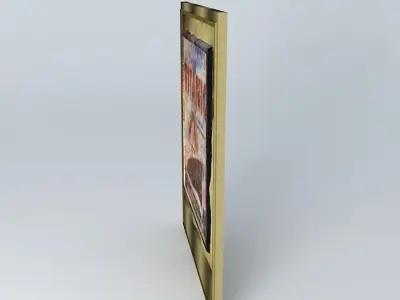 TITANIC Enamel Sign Buried in Sand Dunes 1912 Free 3D model