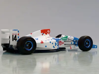 1993 Footwork FA14 Formula 1 3D model