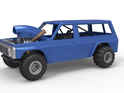 Uphill Sand Racing Dragster Version 4 Scale 1 to 25 3D print model