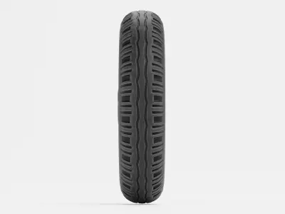 Tire V3 - Narrow Automotive Wheel Low-poly 3D model