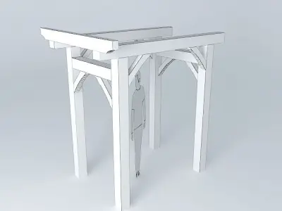 stef person under pergola Free 3D model