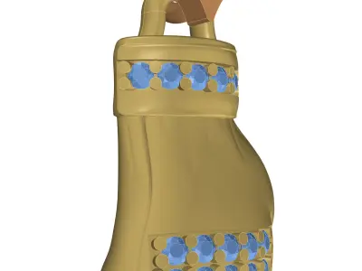 Boxing gloves pendant  3D print model