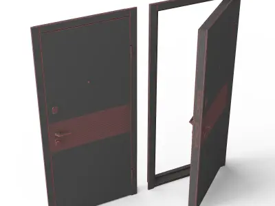Jacaan Door 3D model