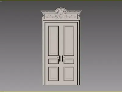 Classic Doors 09 3D model