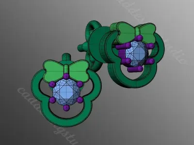Earrings di5 3D print model