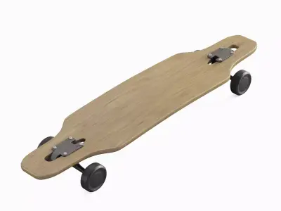 Longboard 01 3D model