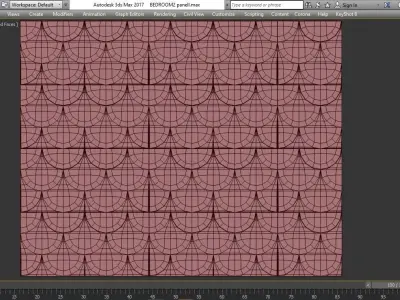 3d Gypsum Panels wall panel 3d model Low-poly 3D model