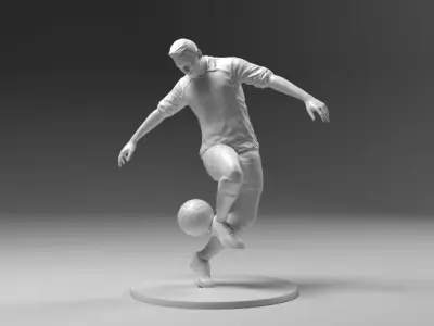 Footballer 03 Heelstrike 01 Stl 3D print model