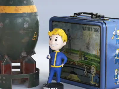 Fallout Shelter Geek Set 3D model