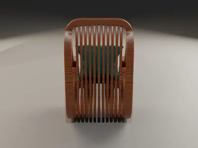 Woodys High Quality Chairs Collection PBR 009 3D model