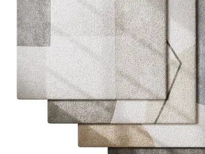 Rug Set 01 3D model