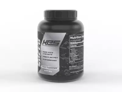 Protein Powder 3D model 25