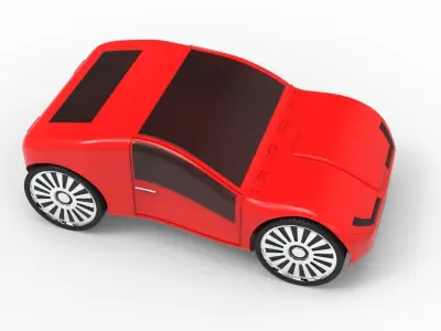TOY CAR 03 Low-poly 3D model