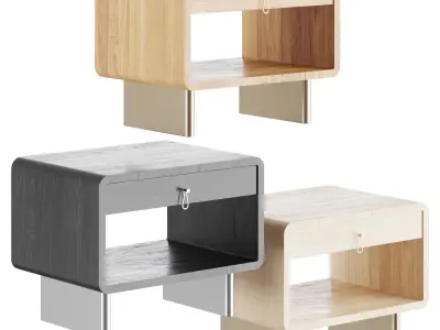 Bandeau Nightstand 3D model