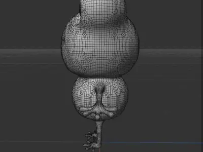 Frog  3D model  character 3D model