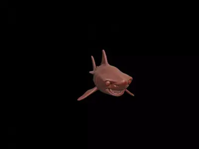 Shark Animal Sculpture 3D print model purchase