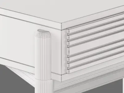 La Redoute Interieurs Briniac Oak Desk 3D model