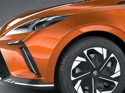 MG 4 EV 2023 3D model